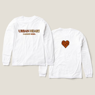 T-shirt En Tri-matière FLEUR D'AUTOMNE CŒUR URBAIN Orange Manches Longues