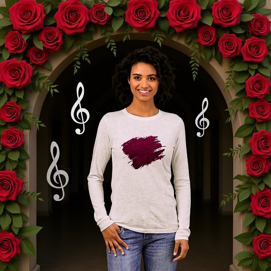 T-shirt En Tri-matière Fleur Écrasée