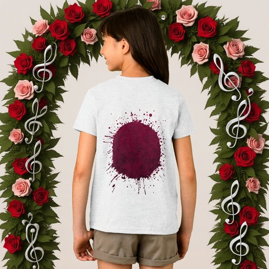 T-shirt En Tri-matière Fleur Écrasée