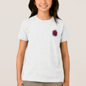 T-shirt En Tri-matière Fleur Écrasée (Recto)