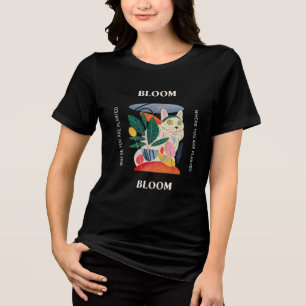 T-shirt En Tri-matière Fleur où vous avez planté Motivationnel