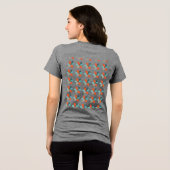 T-shirt En Tri-matière Fleur patchwork (Verso intégral)