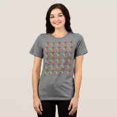 T-shirt En Tri-matière Fleur patchwork (Recto plein)