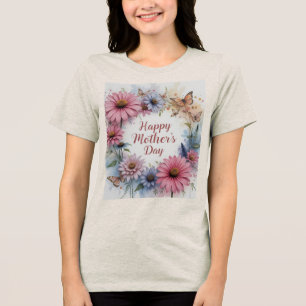T-shirt En Tri-matière Fleur sauvage Bonne fête des mères