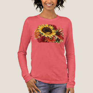 T-shirt En Tri-matière Fleurs d'automne