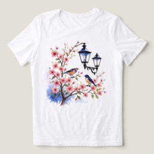 T-shirt En Tri-matière Fleurs de cerisiers