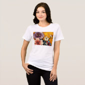 T-shirt En Tri-matière Floral (Recto plein)