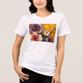 T-shirt En Tri-matière Floral (Recto)