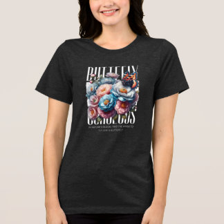 T-shirt En Tri-matière floral print natural feminine nature phrases