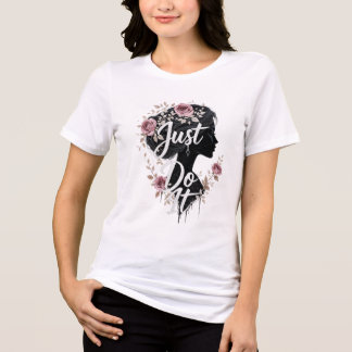 T-shirt En Tri-matière Floral Silhouette – Just Do It