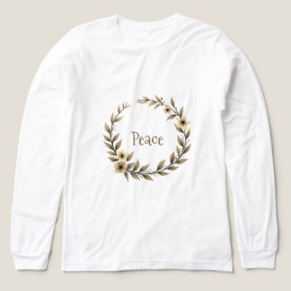 T-shirt En Tri-matière Floral Wreath Simple