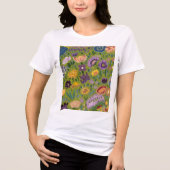 T-shirt En Tri-matière Flores silvestres colores (Recto)