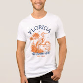 T-shirt En Tri-matière Florida The Sunshine State - & Palm Beach (Recto)
