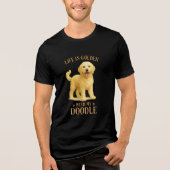T-shirt En Tri-matière Fluffy Friend Forever - Goldendoodle Graphic Shirt (Recto)