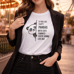 T-shirt En Tri-matière Fluffy Panda / Love Me Tee