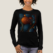 T-shirt En Tri-matière Flux céleste : sphères Abstraites en mouvement (Recto)