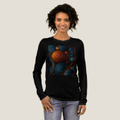T-shirt En Tri-matière Flux céleste : sphères Abstraites en mouvement (Recto complet)