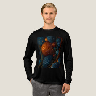 T-shirt En Tri-matière Flux céleste : sphères Abstraites en mouvement