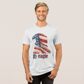 T-shirt En Tri-matière Fly Eagle - USA Pride Edition (Recto plein)