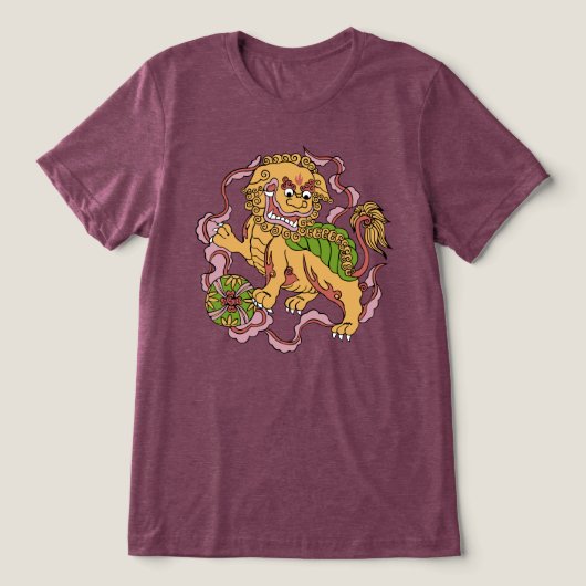 T-shirt En Tri-matière Foo Dog (Design Recto)