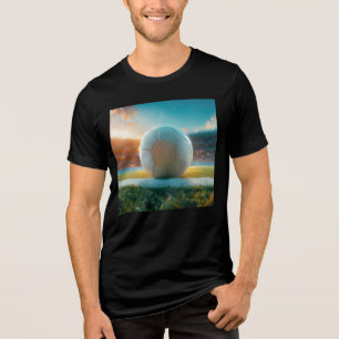 T-shirt En Tri-matière Football Blanc En Arène