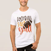 T-shirt En Tri-matière Football Fall & Y'all (Recto)