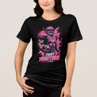T-shirt En Tri-matière Football Pink Out pour lutter contre le cancer du