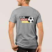 T-shirt En Tri-matière Football Run Kick & Goal T-Shirt (Verso)