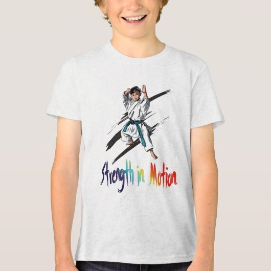 T-shirt En Tri-matière "Force dynamique dans chaque mouvement" (Recto)