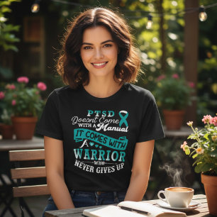 T-shirt En Tri-matière Force et courage du guerrier PTSD