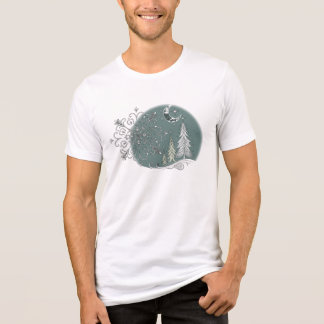 T-shirt En Tri-matière Forêt céleste d'hiver