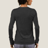 T-shirt En Tri-matière Formes géométriques blanches de Maron Aspect MCM (Verso)