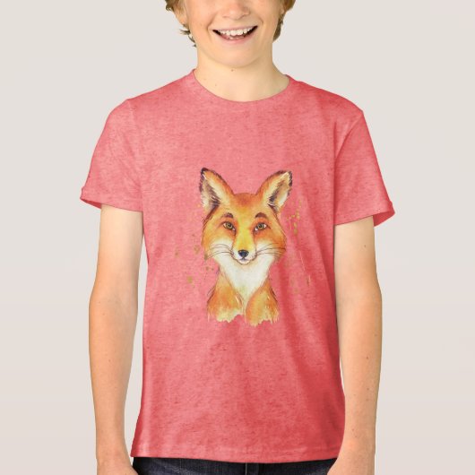 T-shirt En Tri-matière Fox Gold Splatters (Recto)
