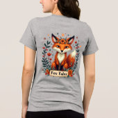 T-shirt En Tri-matière Fox Tales Boho Woodland Animal (Verso)