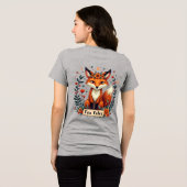 T-shirt En Tri-matière Fox Tales Boho Woodland Animal (Verso intégral)
