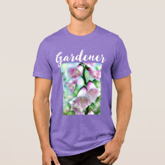 T-shirt En Tri-matière Foxglove Flowers Floral Pink Garden Personnalisé