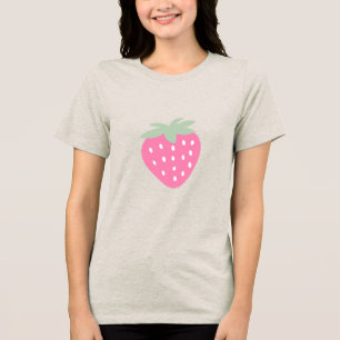 T-shirt En Tri-matière Fraise rose pâle