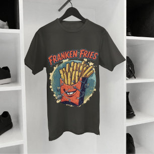T-shirt En Tri-matière Franken Fries Funny Halloween Fries Pun