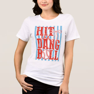 T-shirt En Tri-matière Frappez la satanée balle de baseball