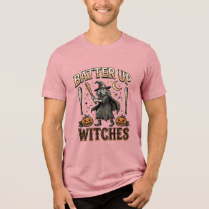 T-shirt En Tri-matière Frappez les sorcières vintage Halloween design de