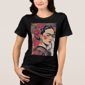 T-shirt En Tri-matière Frida Reloaded - InkPunk Rebel Art Tee (Recto)