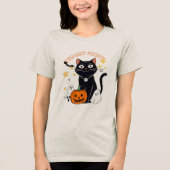 T-shirt En Tri-matière Fright Night Halloween Cat (Recto)