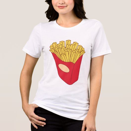 T-shirt En Tri-matière Frites  (Recto)