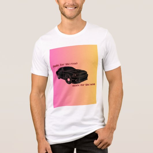 T-shirt En Tri-matière Fueled by Passion – Car Lover Logo Design (Recto)