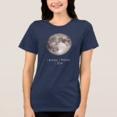 T-shirt En Tri-matière Full Moon Ritual I Release I Realign I Rise (Recto)