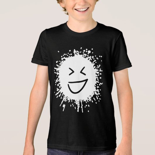 T-shirt En Tri-matière Fun Graffiti smiley (Recto)