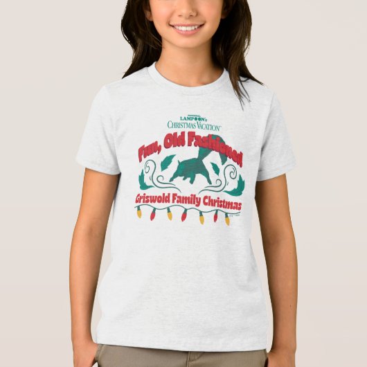 T-shirt En Tri-matière Fun, Old Fashioned Griswold Family Christmas (Recto)