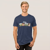T-shirt En Tri-matière Fun Périodique Éléments de table Comme Père Comme  (Recto plein)