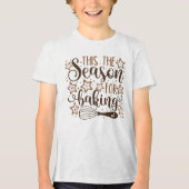 T-shirt En Tri-matière Fun 'Tis Season for Baking Design (Recto)