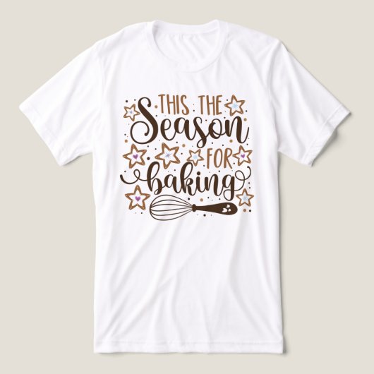 T-shirt En Tri-matière Fun 'Tis Season for Baking Design (Design Recto)